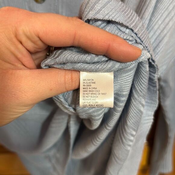 Gianni Bini Baby Blue Cardigan Women’s US Medium - Picture 5 of 6